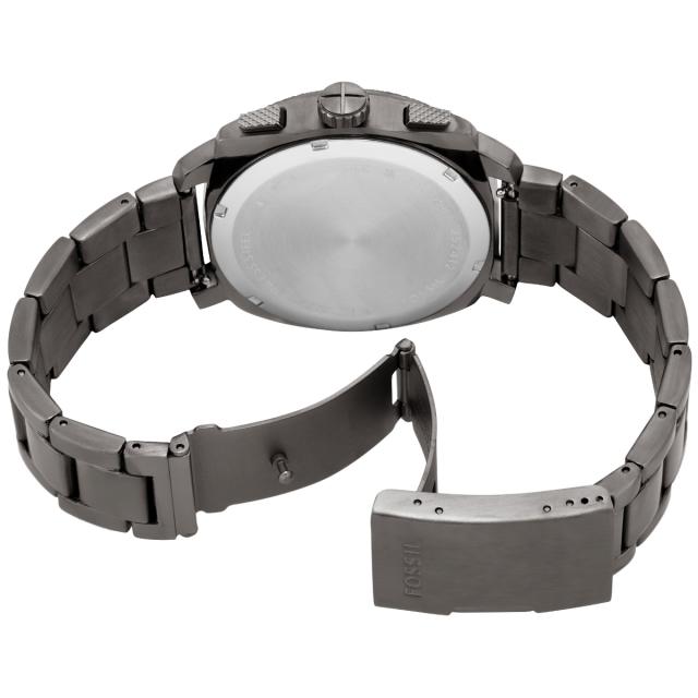 フォッシル FOSSIL 腕時計 メンズ MACHINE クロノグラフ ガンメタル ステンレススチールウォッチ FS6098_5