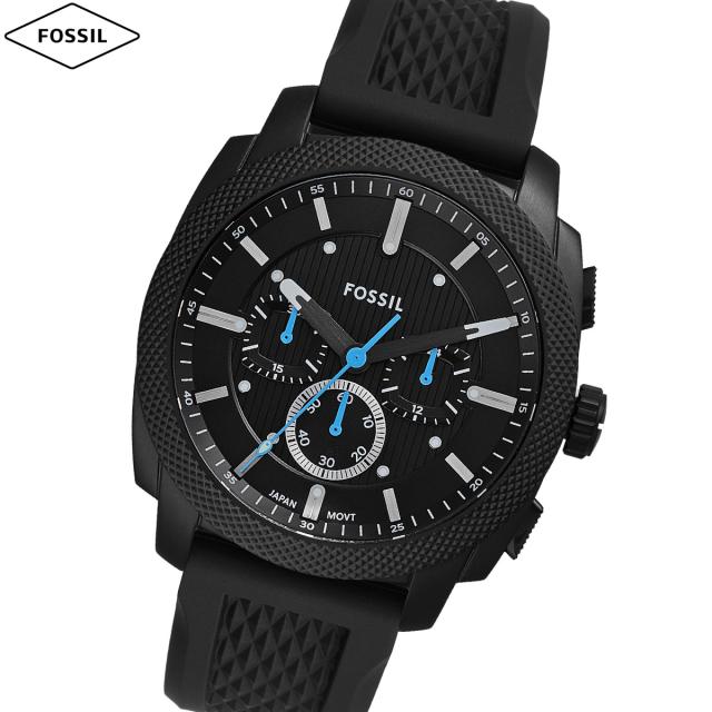 Fossil フォッシル 腕時計 クロノグラフ  SS×レザー/ BQ2411   ブラック メンズ / 240001185688 FOSSIL（フォッシル） （ノベルティー付き）フォッシル 腕時計