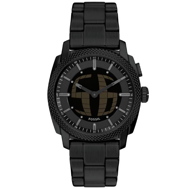 フォッシル FOSSIL 腕時計 アナデジ メンズ MACHINE BIG TIC 41mm ブラック ステンレススチール FS6156_1