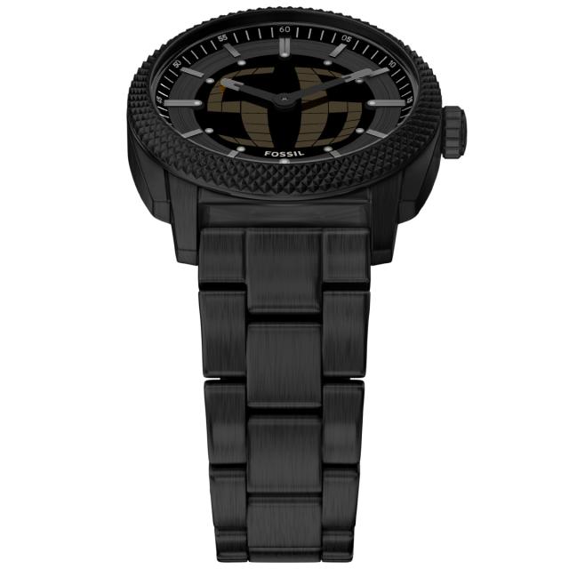 フォッシル FOSSIL 腕時計 アナデジ メンズ MACHINE BIG TIC 41mm ブラック ステンレススチール FS6156_2