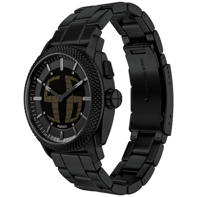 フォッシル FOSSIL 腕時計 アナデジ メンズ MACHINE BIG TIC 41mm ブラック ステンレススチール FS6156_3