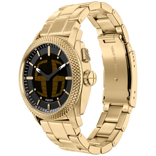 フォッシル FOSSIL 腕時計 アナデジ メンズ MACHINE BIG TIC 41mm ゴールドトーン ステンレススチール FS6157_3