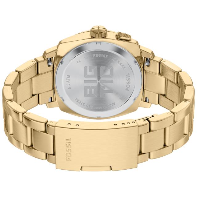 フォッシル FOSSIL 腕時計 アナデジ メンズ MACHINE BIG TIC 41mm ゴールドトーン ステンレススチール FS6157_5