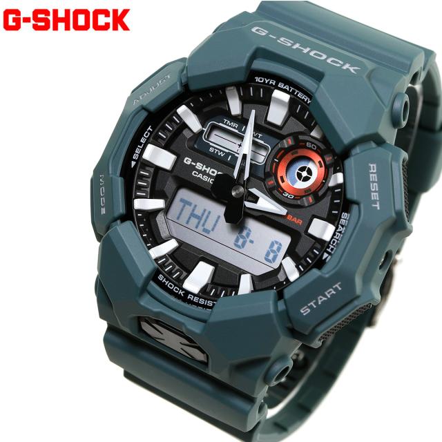 G-SHOCK カシオ Gショック CASIO アナデジ 腕時計 メンズ GA-010-2AJF ブルーグリーン