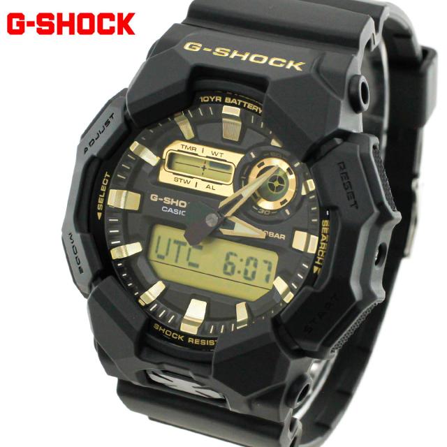 G-SHOCK カシオ Gショック CASIO アナデジ 腕時計 メンズ GA-010GB-1A9JF Black and Gold Series