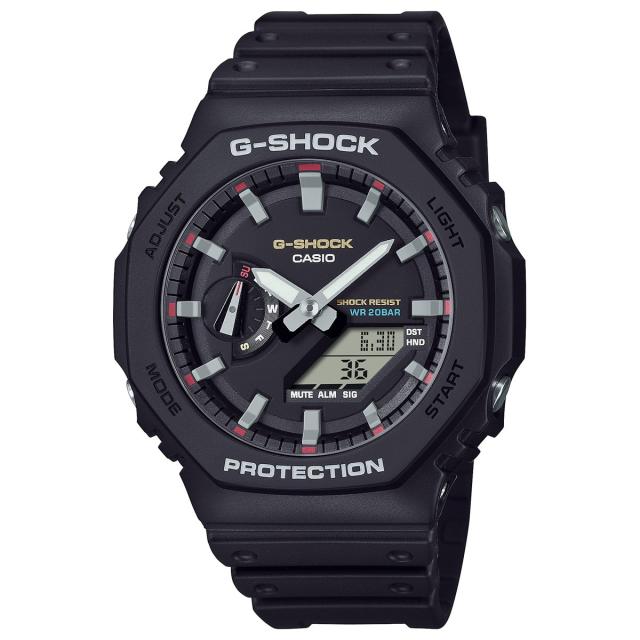 G-SHOCK カシオ Gショック CASIO アナデジ 腕時計 メンズ GA-2100RL-1AJF 初代G-SHOCK ブランドカラーモデル オールブラック_1