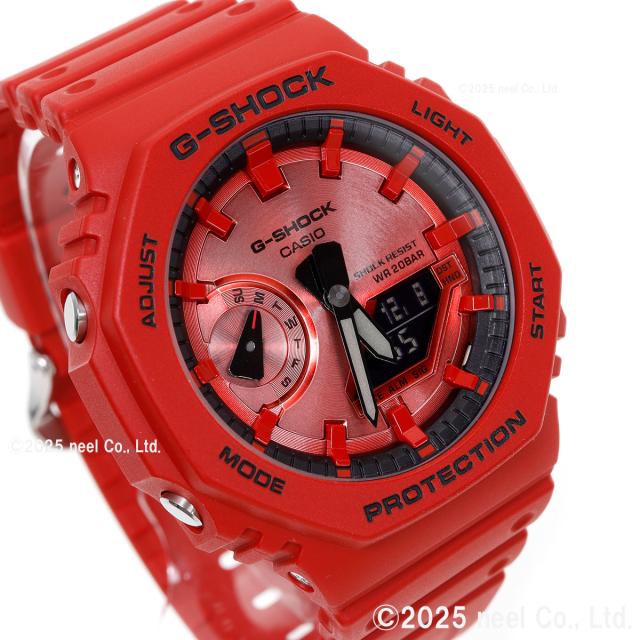 G-SHOCK カシオ Gショック CASIO アナデジ 腕時計 メンズ GA-2100RRB-4AJF Iconic Styles レッド_8