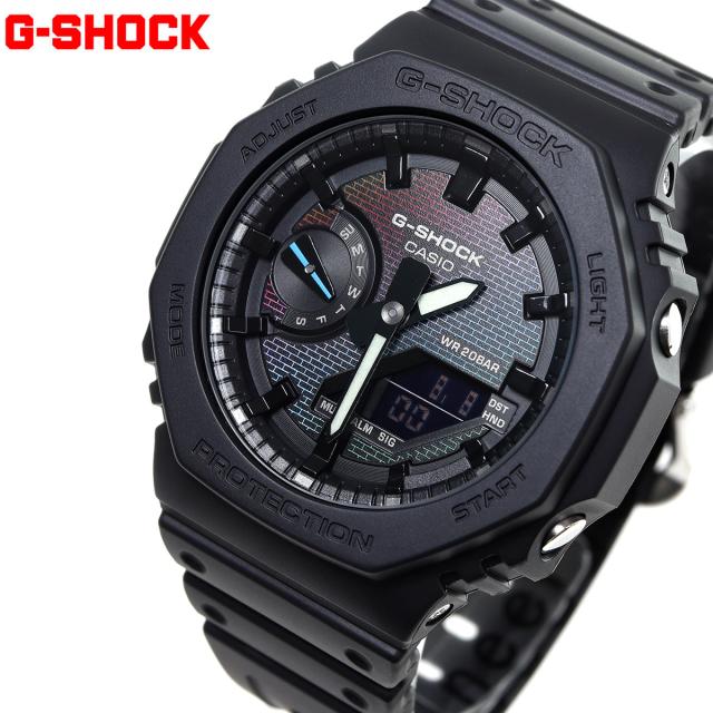 G-SHOCK カシオ Gショック CASIO アナデジ 腕時計 メンズ GA-2100RW-1AJF レインボーカラー レンガパターン デザインの通販は 14,484円