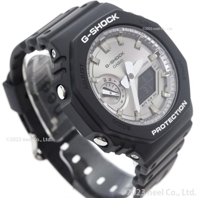 G-SHOCK GA-2100SB-1AJFブラック/シルバー 楽天市場】G-SHOCK ブラック＆シルバー GA-2100SB-1AJF カシオ G