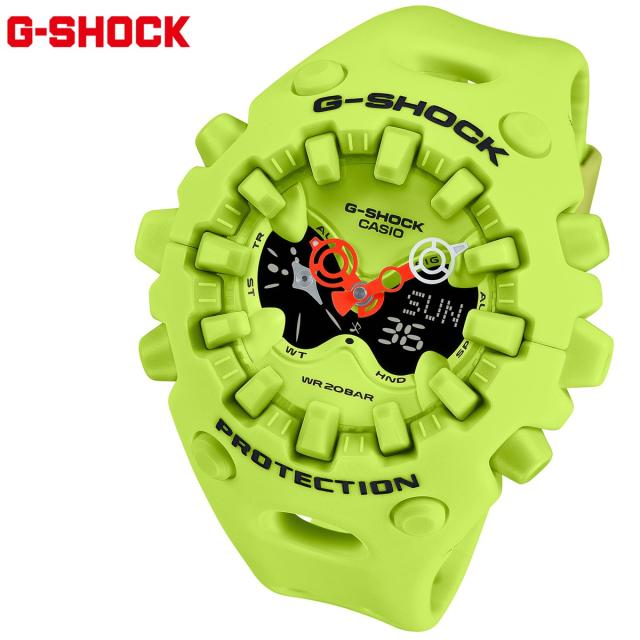 G-SHOCK カシオ Gショック CASIO アナデジ 限定モデル 腕時計 メンズ GA-V01-9AJF ネオンイエロー