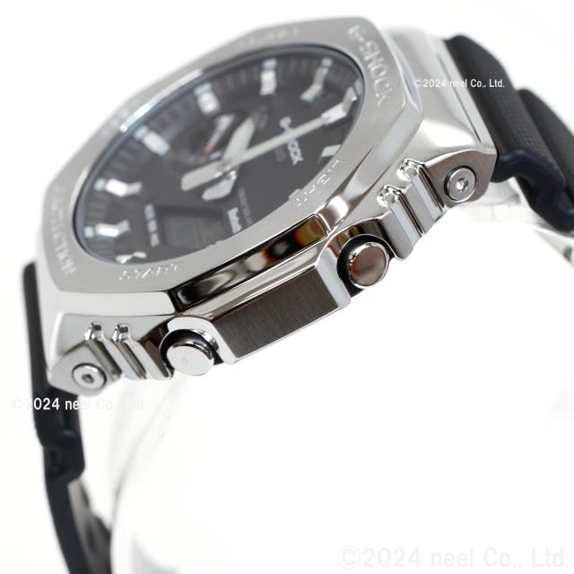 G-SHOCK カシオ Gショック CASIO アナデジ 腕時計 メンズ GBM-2100-1AJF ブラック メタルカバー_4