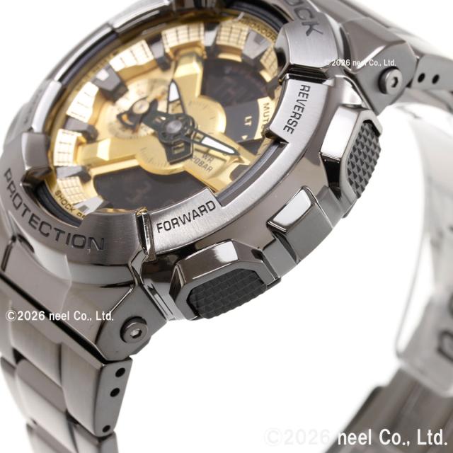 G-SHOCK カシオ Gショック CASIO メンズ 腕時計 アナデジ GM-110BD-1A9JF ブラック ゴールド_10