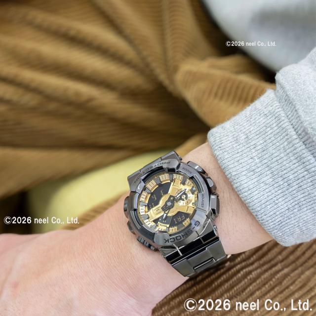 G-SHOCK カシオ Gショック CASIO メンズ 腕時計 アナデジ GM-110BD-1A9JF ブラック ゴールド_6
