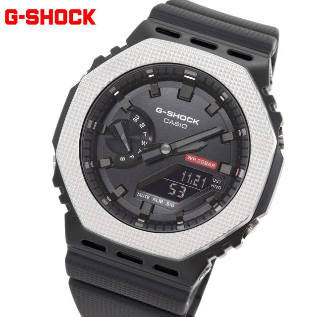 G-SHOCK アナデジ カシオ Gショック CASIO 腕時計 メンズ GM-2100BM-1AJF メタルベゼル