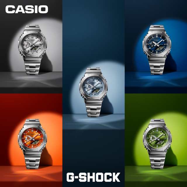 G-SHOCK アナデジ メンズ 腕時計 カシオ CASIO GM-2110D-2AJF スカイブルー メタルベゼル＆メタルバンド