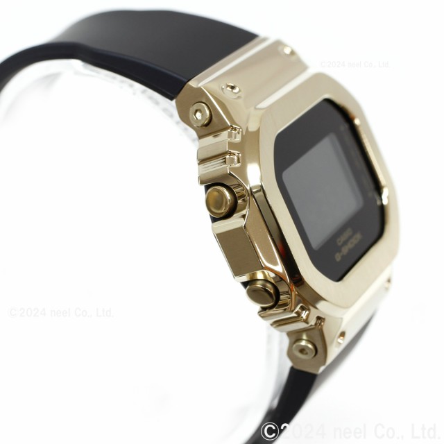G-SHOCK カシオ Gショック CASIO デジタル 腕時計 メンズ レディース GM-S5600UGB-1JF ブラック ゴールド メタルカバー  コンパクトサイズ