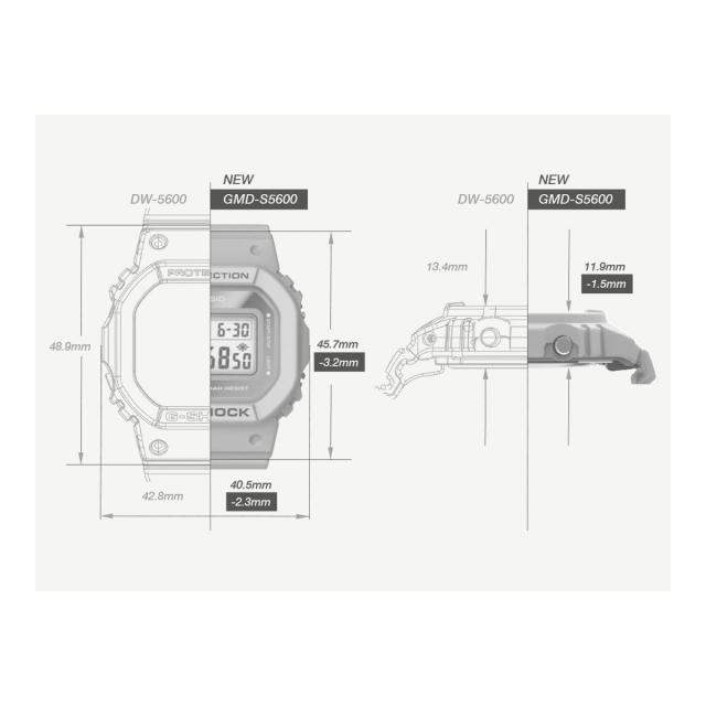 G-SHOCK デジタル カシオ Gショック CASIO デジタル 腕時計 メンズ レディース GMD-S5600BA-6JF DW-5600 小型化・薄型化モデル_13