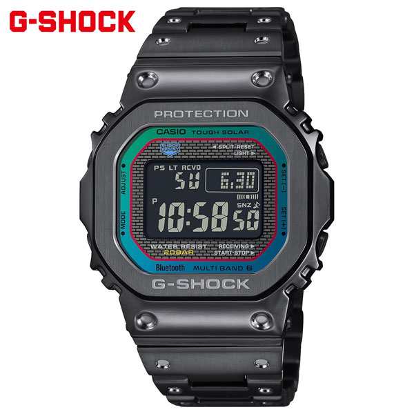 G-SHOCK カシオ Gショック CASIO GMW-B5000BPC-1JF タフソーラー 電波時計 腕時計 メンズ フルメタル オールブラック  レインボーカラーの通販はau PAY マーケット - neelセレクトショップ | au PAY マーケット－通販サイト