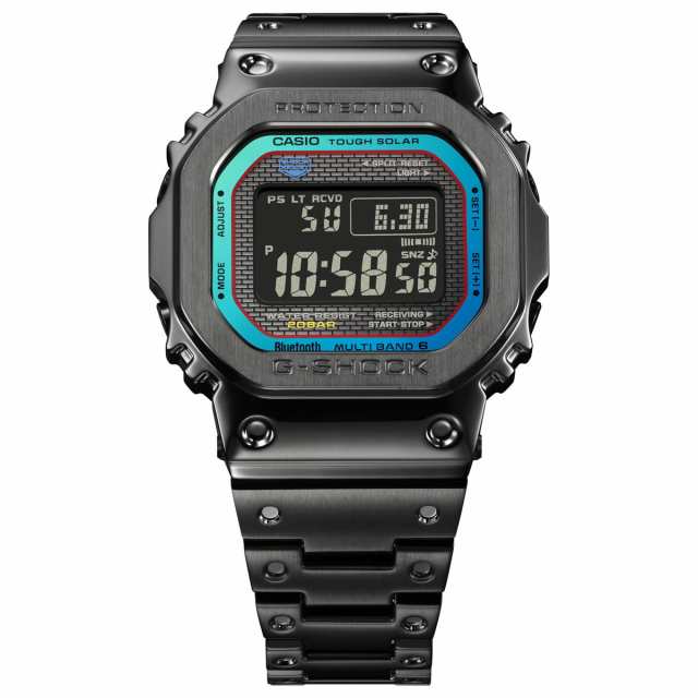 G-SHOCK カシオ Gショック CASIO GMW-B5000BPC-1JF タフソーラー 電波時計 腕時計 メンズ フルメタル オールブラック  レインボーカラーの通販はau PAY マーケット - neelセレクトショップ | au PAY マーケット－通販サイト