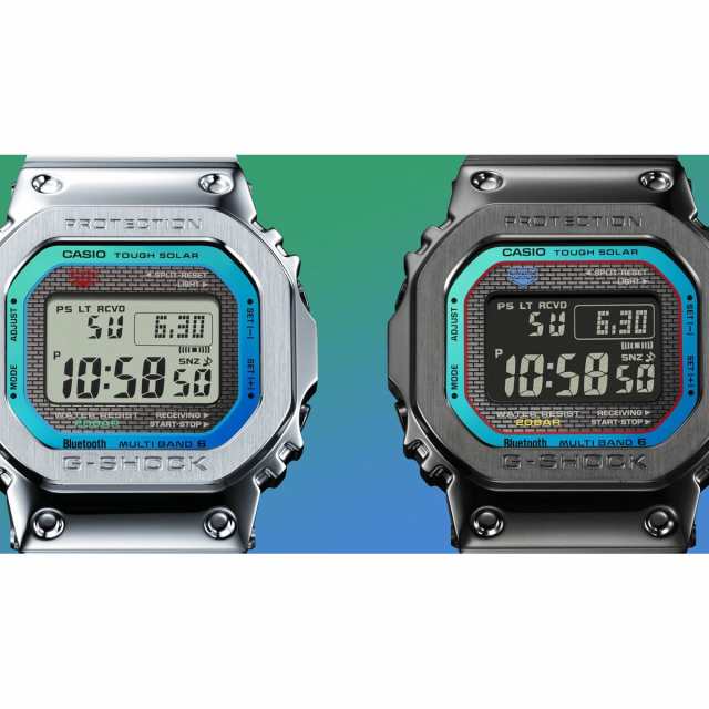 G-SHOCK カシオ Gショック CASIO GMW-B5000BPC-1JF タフソーラー 電波時計 腕時計 メンズ フルメタル オールブラック  レインボーカラーの通販はau PAY マーケット - neelセレクトショップ | au PAY マーケット－通販サイト