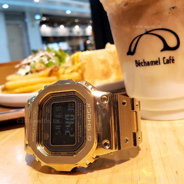 Gショック 電波ソーラー メンズ デジタル 腕時計 フルメタル ゴールド GMW-B5000GD-9JF