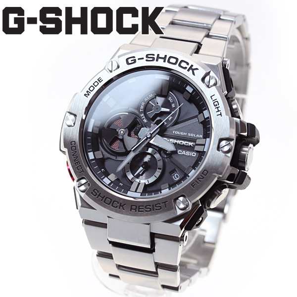 文字盤カラーシルバーG-SHOCK G-STEEL GST-B100D-1AJF ソーラー