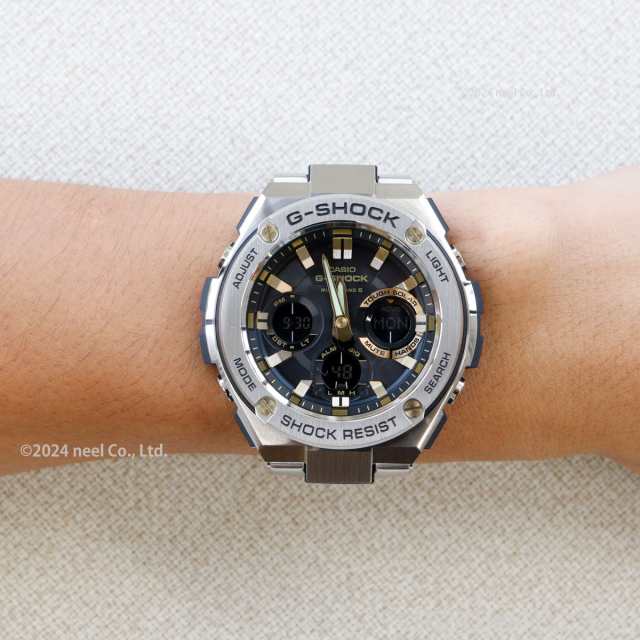 カシオ Gショック Gスチール CASIO G-SHOCK G-STEEL 電波 ソーラー 電波時計 腕時計 ブラック×ゴールド GST-W110D-1A9JFの通販はau  PAY マーケット - neelセレクトショップ | au PAY マーケット－通販サイト