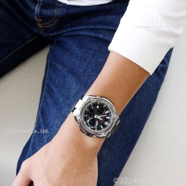 美品　G-SHOCK Gショック　GST-W110D タフソーラー　Gスチール カシオ Gショック Gスチール CASIO G-SHOCK G-STEEL 電波 ソーラー
