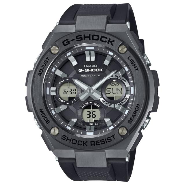 G-SHOCK 電波 ソーラー 電波時計 G-STEEL カシオ Gショック Gスチール CASIO 腕時計 アナデジ タフソーラー GST-W110MS-1AJF_12
