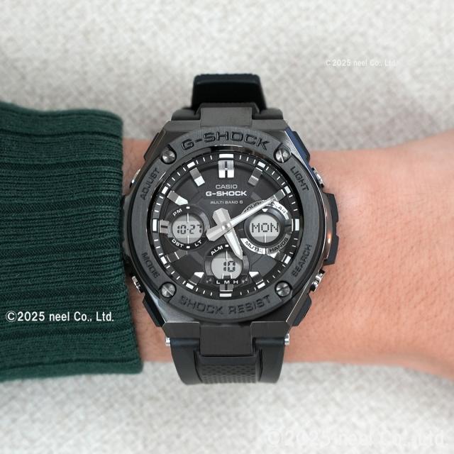 G-SHOCK 電波 ソーラー 電波時計 G-STEEL カシオ Gショック Gスチール CASIO 腕時計 アナデジ タフソーラー GST-W110MS-1AJF_6