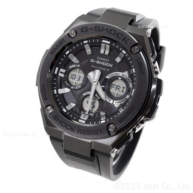 G-SHOCK 電波 ソーラー 電波時計 G-STEEL カシオ Gショック Gスチール CASIO 腕時計 アナデジ タフソーラー GST-W110MS-1AJF_8
