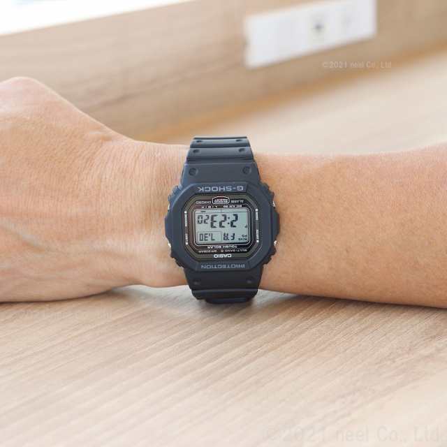 G-SHOCK Gショック GW-5000U-1JF 電波 ソーラー 電波時計 5600 ブラック デジタル メンズ 腕時計 カシオ CASIO  タフソーラー