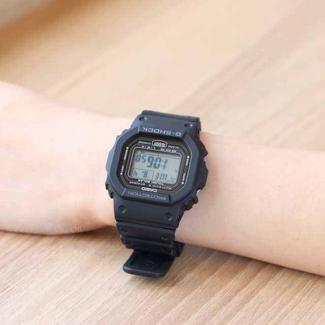 G-SHOCK Gショック GW-5000U-1JF 電波 ソーラー 電波時計 5600 ブラック デジタル メンズ 腕時計 カシオ CASIO  タフソーラー