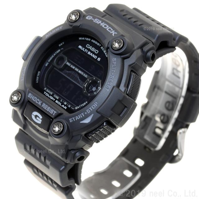 CASIO G-SHOCK ソーラー電源 ブラック/シルバー カシオ Gショック CASIO G-SHOCK 電波時計 ソーラー メンズ GW