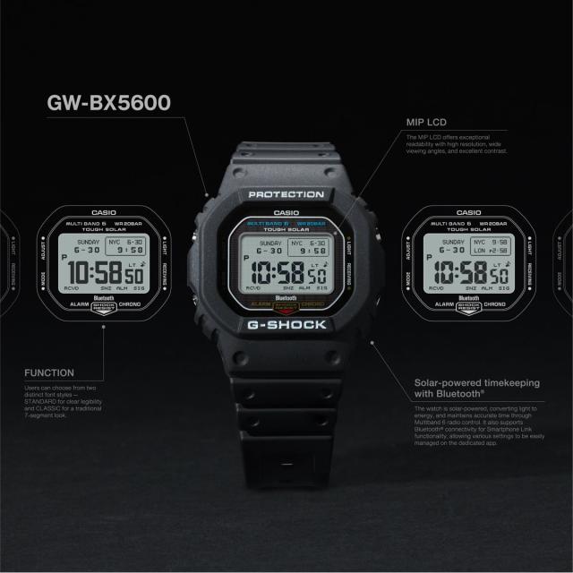 G-SHOCK カシオ Gショック CASIO GW-BX5600-1JF タフソーラー 電波時計 腕時計 メンズ MIP液晶 スマートフォンリンク_15
