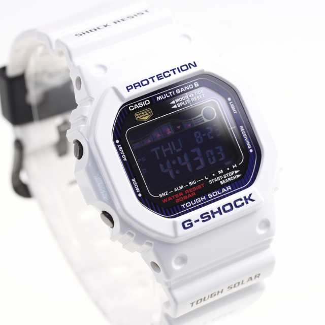 カシオ Gショック Gライド CASIO G-SHOCK G-LIDE 電波 ソーラー 電波時計 腕時計 メンズ デジタル ホワイト  GWX-5600C-7JF
