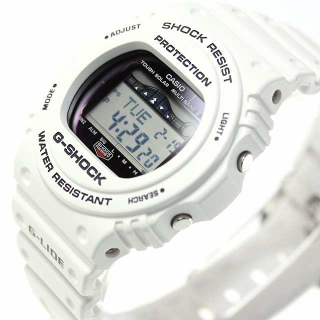 Gショック Gライド G-SHOCK G-LIDE 電波 ソーラー 腕時計 メンズ ホワイト 白 GWX-5700CS-7JF ジーショック