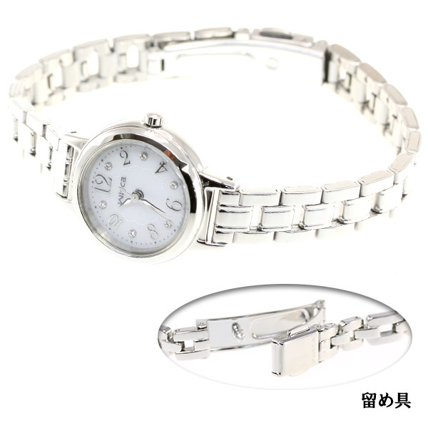 シチズン ウィッカ CITIZEN wicca ソーラー エコドライブ 腕時計 レディース スワロフスキーモデル KH9-914-15_4