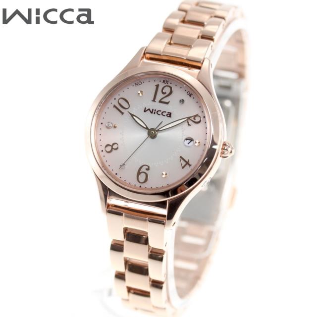 即決★シチズン ウィッカ ソーラーテック電波時計 KL0-260-91 43，200 新品 シチズン ウィッカ CITIZEN wicca ソーラーテック 電波時計 腕時計