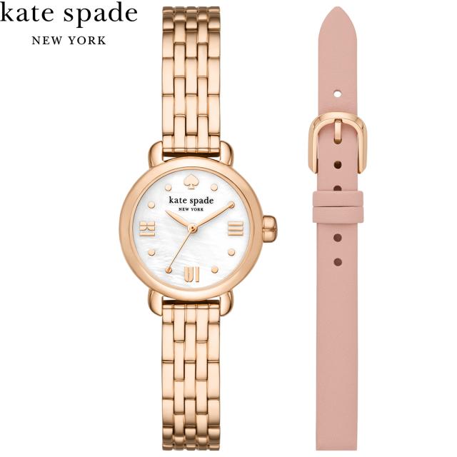 ケイトスペード ニューヨーク kate spade new york 腕時計 レディース LILY AVENUE ローズゴールドトーン ステンレススチールウォッチセット KSW1853SET