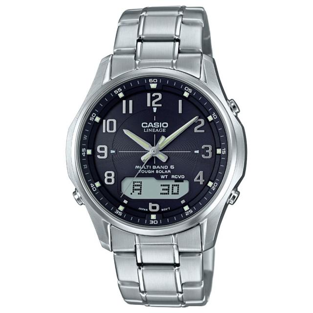 CASIO LINEAGE タフソーラー電波時計 メンズ LINEAGE カシオ リニエージ 電波ソーラー 腕時計 メンズ LCW