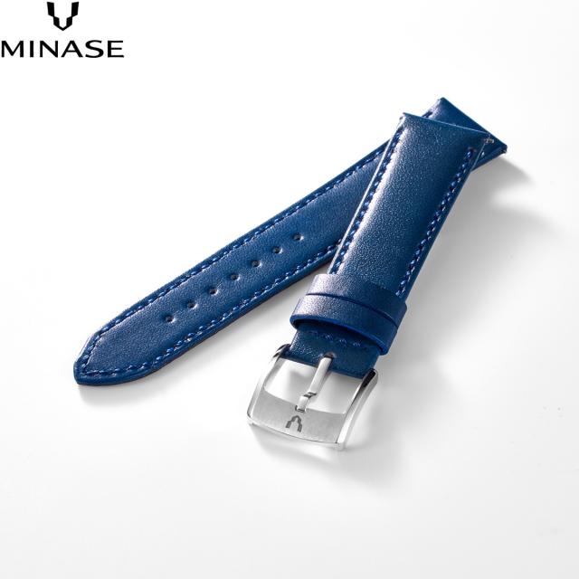 ミナセ MINASE 腕時計 替えバンド ベルト ストラップ メンズ MASTER CRAFT M3 マスタークラフト M3 スムースレザー ネイビー19 M3M3-VNV