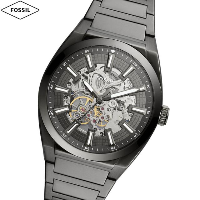 フォッシル FOSSIL 腕時計 メンズ EVERETT 三針デイト ローズ