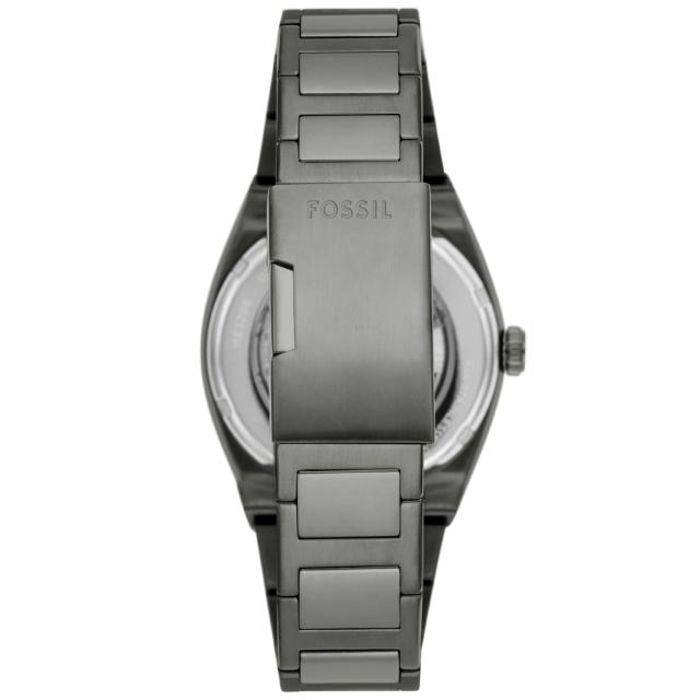 フォッシル FOSSIL 腕時計 メンズ 自動巻き EVERETT オートマティック スモーク ステンレススチールウォッチ ME3206_3
