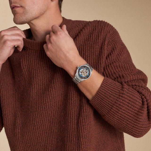 フォッシル FOSSIL 腕時計 メンズ 自動巻き TOWNSMAN オートマティック ステンレススチールウォッチ ME3260_4