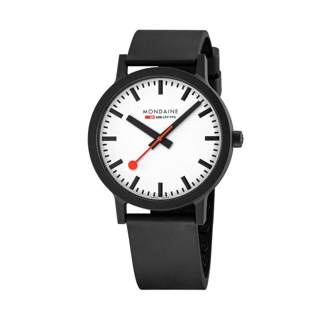 モンディーン MONDAINE 腕時計 メンズ レディース エッセンス 41mm ホワイトダイヤル essence MS1.41110.RB_1