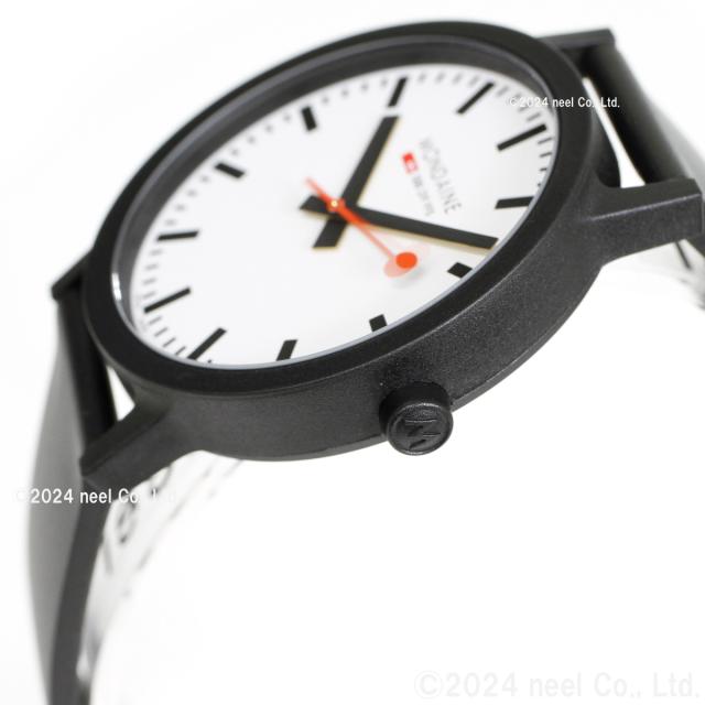 モンディーン MONDAINE 腕時計 メンズ レディース エッセンス 41mm ホワイトダイヤル essence MS1.41110.RB_8