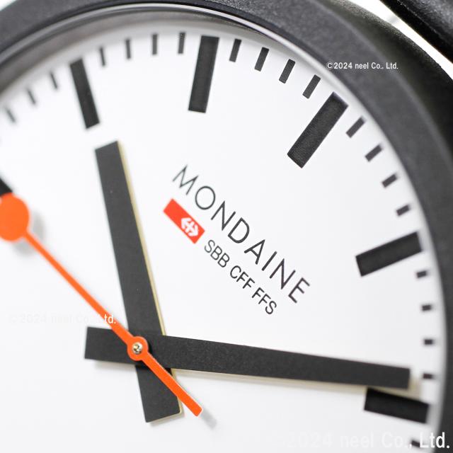 モンディーン MONDAINE 腕時計 メンズ レディース エッセンス 41mm ホワイトダイヤル essence MS1.41110.RB_9