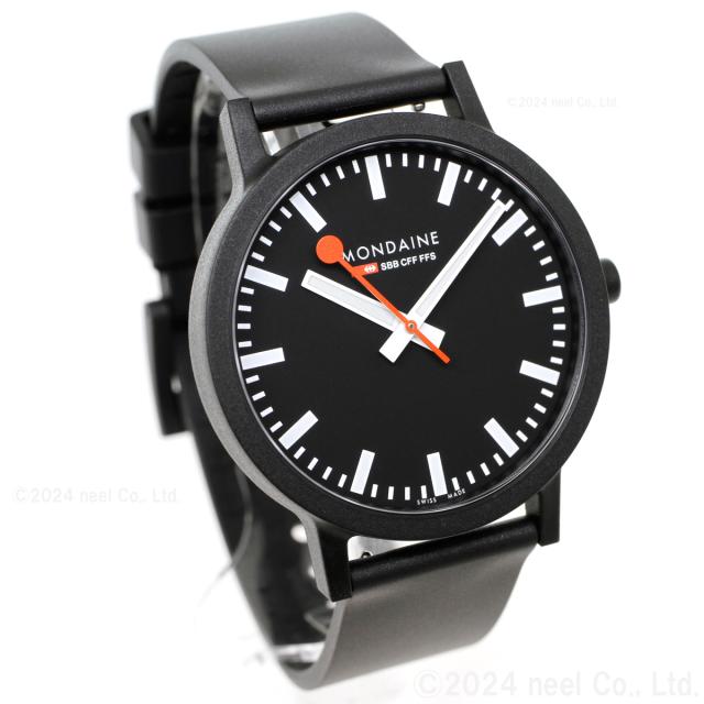 モンディーン MONDAINE 腕時計 メンズ レディース エッセンス 41mm ブラックダイヤル essence MS1.41120.RB_10