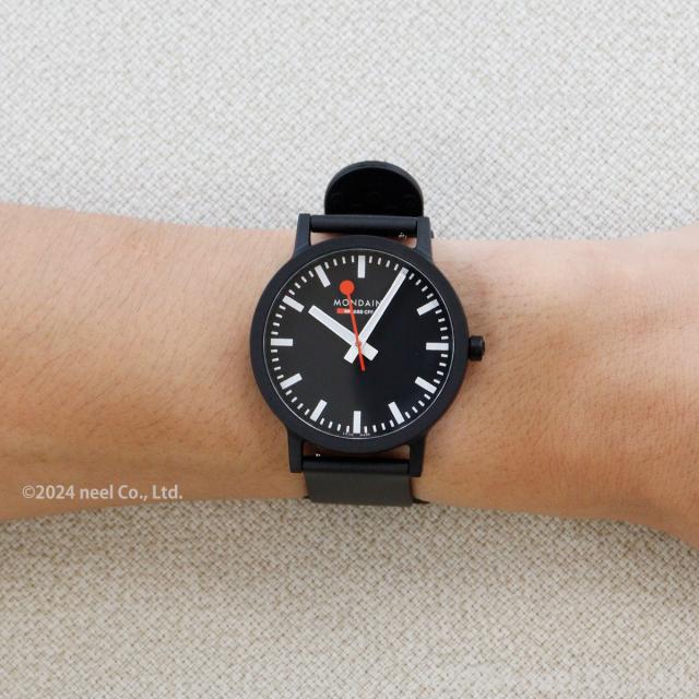 モンディーン MONDAINE 腕時計 メンズ レディース エッセンス 41mm ブラックダイヤル essence MS1.41120.RB_2